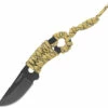 Condor Carlitos 80825HC, 2.51" 1075 Carbon Steel Black Cerakote Plain Blade, Desert Paracod Handles