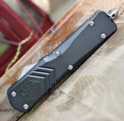 CobraTec Gray FS-X OTF Knife CTKLGRYFS-XLDAG2SS, 3.75" D2 Steel Dagger Double Serrated Blade, Gray Aluminum Handle 6 CobraTec Gray FS-X OTF Knife CTKLGRYFS-XLDAG2SS, 3.75" D2 Steel Dagger Double Serrated Blade, Gray Aluminum Handle -Knifeworks Sales Shop CTKLGRYFSX.1 83933.1583264060