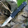 CobraTec Knives Small FS-X Black (2.75" D2 Steel Plain Tanto) SBLKFS-XSTNS