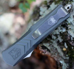 CobraTec Gray FS-X OTF Knife (2.75" D2) SGRYFS-XSDNS -Knifeworks Sales Shop CTKSGYFS XSDNS.3 89835.1602619853