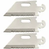Cold Steel Click-N-Cut Utility Blades CS40AP3C, 2 1/2” 420JS Serrated Blades