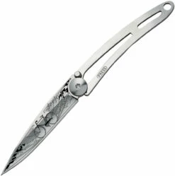 Deejo 15g Tattoo Bicycle DEE7AK002, 2" Z40C13 Plain Blade, Stainless Handle