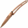 Deejo 15g Copper DEE7HN004, 2" Z40C13 Plain Blade, Copper Handle