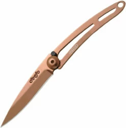 Deejo 15g Copper DEE7HN004, 2" Z40C13 Plain Blade, Copper Handle