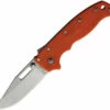 Demko AD20.5 Shark Lock Orange (3" AUS-10A Clip Point SW)