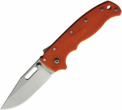 Demko AD20.5 Shark Lock Orange (3" AUS-10A Clip Point SW)