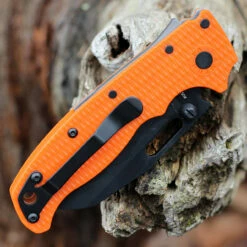 Demko AD20.5 Shark Lock Orange (3" AUS-10A Shark Foot Blk) -Knifeworks Sales Shop DEMAD205F23B.3 01204.1647371068
