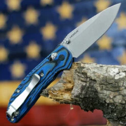 Doug Ritter Mini-RSK (American Flag) Knifeworks Exclusive - G-Mascus Blue G-10/Stonewashed 3 Doug Ritter Mini-RSK (American Flag) Knifeworks Exclusive - G-Mascus Blue G-10/Stonewashed -Knifeworks Sales Shop DR Flag BL 13091.1656703134