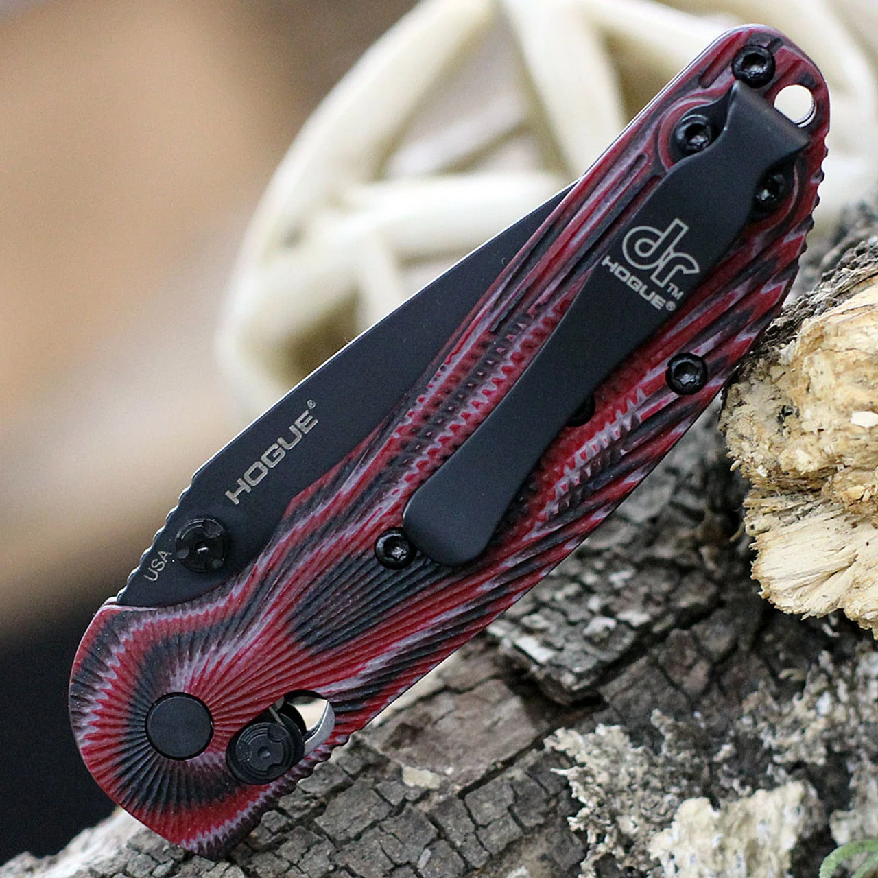Doug Ritter MINI-RSK® MK1-G2 Knifeworks Exclusive G-Mascus® Red G-10/Black Blade - Sprint Run 4 Doug Ritter MINI-RSK® MK1-G2 Knifeworks Exclusive G-Mascus® Red G-10/Black Blade - Sprint Run - Image 4