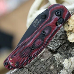 Doug Ritter MINI-RSK® MK1-G2 Knifeworks Exclusive G-Mascus® Red G-10/Black Blade - Sprint Run 6 Doug Ritter MINI-RSK® MK1-G2 Knifeworks Exclusive G-Mascus® Red G-10/Black Blade - Sprint Run -Knifeworks Sales Shop DR54121.5 72627.1648669470