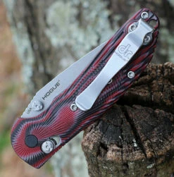 Doug Ritter Mini-RSK® MK1-G2 Knifeworks Exclusive - G-Mascus® Red G-10/Stonewashed -Knifeworks Sales Shop DR54191.1 04380.1612557428