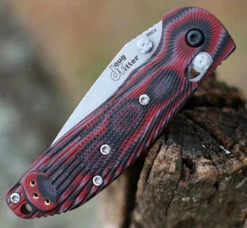 Doug Ritter Mini-RSK® MK1-G2 Knifeworks Exclusive - G-Mascus® Red G-10/Stonewashed -Knifeworks Sales Shop DR54191.2 06963.1612557427