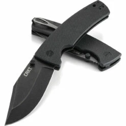CRKT Gulf Linerlock CR2795, 4.079" 8Cr13MoV Plain Blade, Black G10 Handle -Knifeworks Sales Shop Gulf Linerlock 3 60172.1579202522