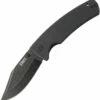 CRKT Gulf Linerlock CR2795, 4.079" 8Cr13MoV Plain Blade, Black G10 Handle
