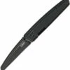 CRKT Inara Framelock CR7140, 2.783" 8Cr14MoV Plain Blade, Black G10 Front W/ 2Cr13 SS Back Handle