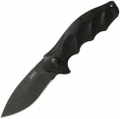 CRKT K221KKP Foresight Assisted Opening, 3.53" 1.4116 Steel Stonewashed Plain Blade, Glass Reinforced Nylon Handle