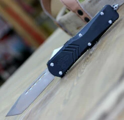 CobraTec Knives Large FS-X Black (3.50" D2 Tanto) LBLKFS-XLTNS