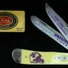 Case LSU19-CATY Trapper Gift Set, LSU Yellow Synthetic Handle (3254 SS)
