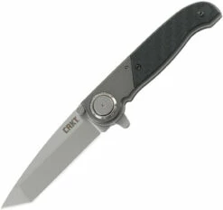 CRKT M40 Deadbolt Lock Tanto CRM400, 2.937" 1.4116 Plain Blade, Bolster - 6063 Al | Onlay - Glass Reinforced Nylon Handle