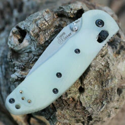 Doug Ritter Mini-RSK MK1-G2 Knifeworks Exclusive - Jade G10 / Stone -Knifeworks Sales Shop Mini.4 09379.1663008816