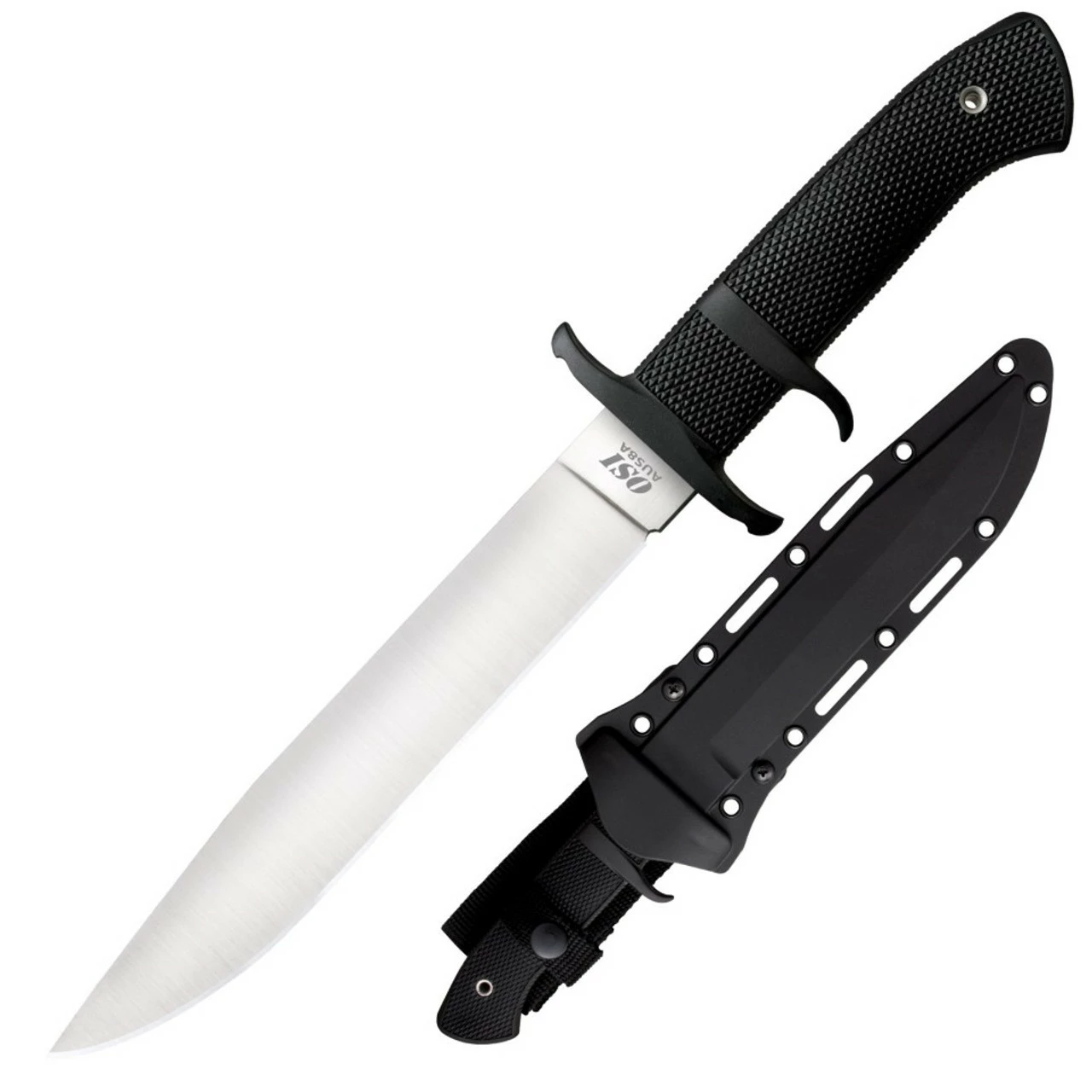 Cold Steel OSI CS39LSSS, 8 1/4” Japanese AUS 8A Stainless Plain Blade, Black Long Kray 1 Cold Steel OSI CS39LSSS, 8 1/4” Japanese AUS 8A Stainless Plain Blade, Black Long Kray