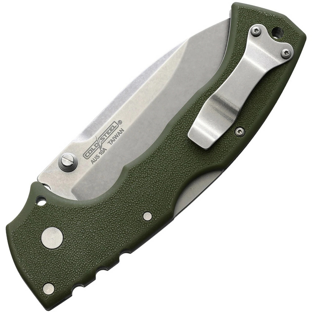 Cold Steel 4 Max Scout Folder - OD Griv-Ex (4" AUS-10A) CS62RQODSW 2 Cold Steel 4 Max Scout Folder - OD Griv-Ex (4" AUS-10A) CS62RQODSW - Image 2