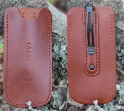 CIVIVI Rustic Gent-Blk Micarta (2.97" Satin D2) C914D 9 CIVIVI Rustic Gent-Blk Micarta (2.97" Satin D2) C914D -Knifeworks Sales Shop RUSTIC GENT SHEATH 44021.1674669718