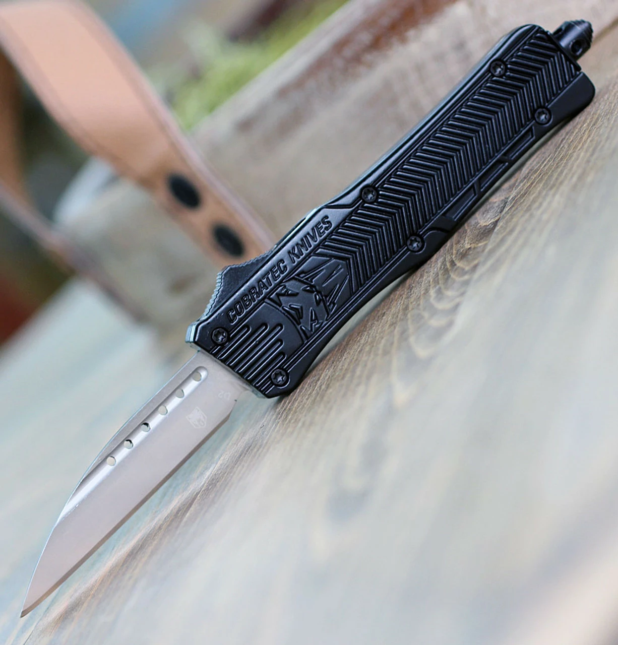 CobraTec Knives SBCTK-1SWNS Small CTK-1 Black 2.75" Wharncliffe Blade, Aluminum Handle 1 CobraTec Knives SBCTK-1SWNS Small CTK-1 Black 2.75" Wharncliffe Blade, Aluminum Handle