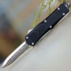 CobraTec Black FS-X OTF Knife - Blk Alum (2.75" D2) SBLKFS-XSDAGNS