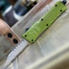 CobraTec Knives SODCTK-1SWNS Small CTK-1 Black, 2.75" D2 Steel Wharncliffe Blade OD Green Handle