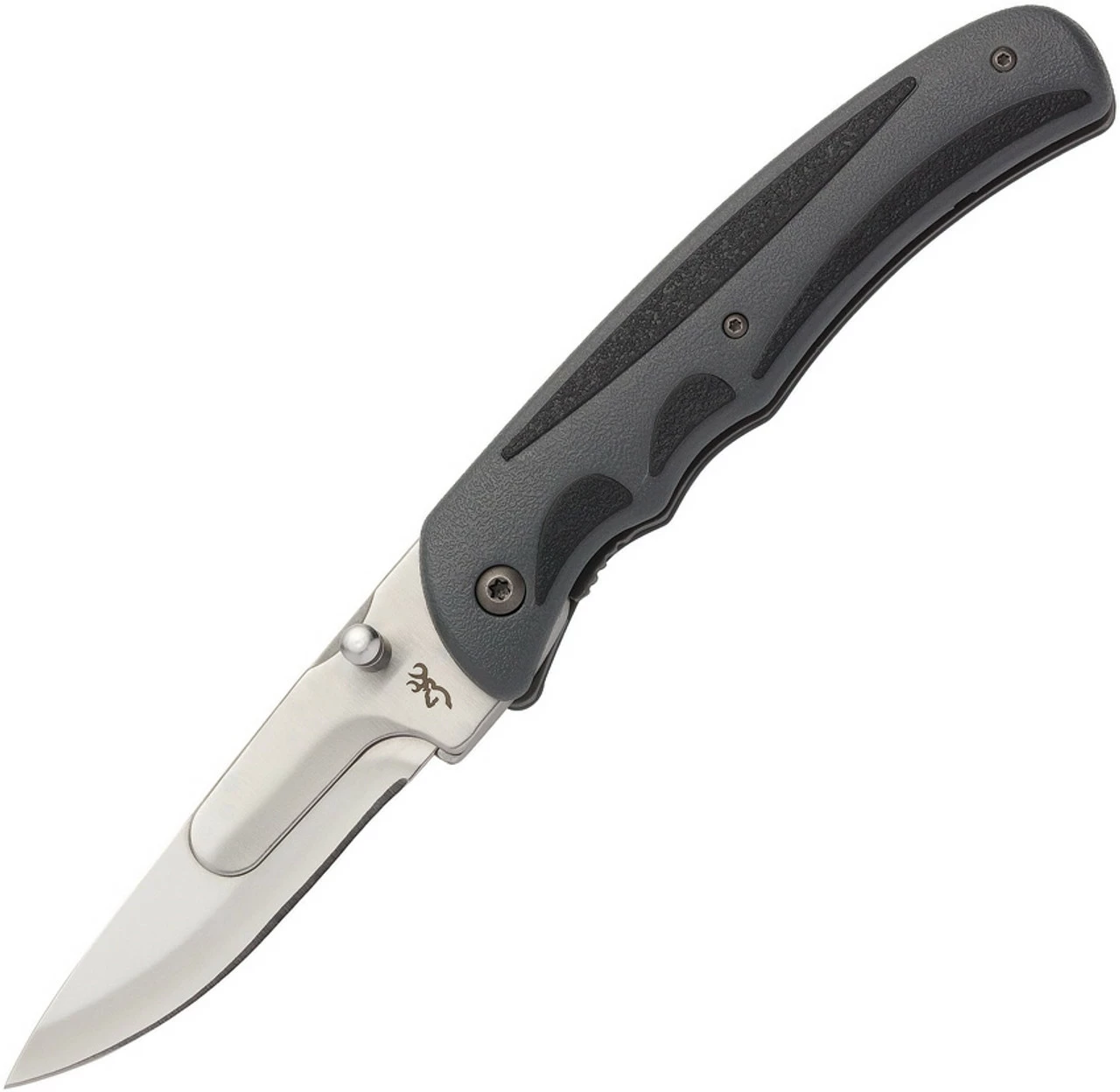 Browning Speed Load Linerlock BR0113, 3" 420J2 Stainless Exchangeable Blades, Gray Polymer Handle, Black Nylon Sheath 1 Browning Speed Load Linerlock BR0113, 3" 420J2 Stainless Exchangeable Blades, Gray Polymer Handle, Black Nylon Sheath