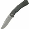 CRKT Xan Framelock CR2085, 3.666" 1.4116 Plain Blade, Carbon Fiber Black G10 Handle Base W/ Bead Blast Finish On The Back