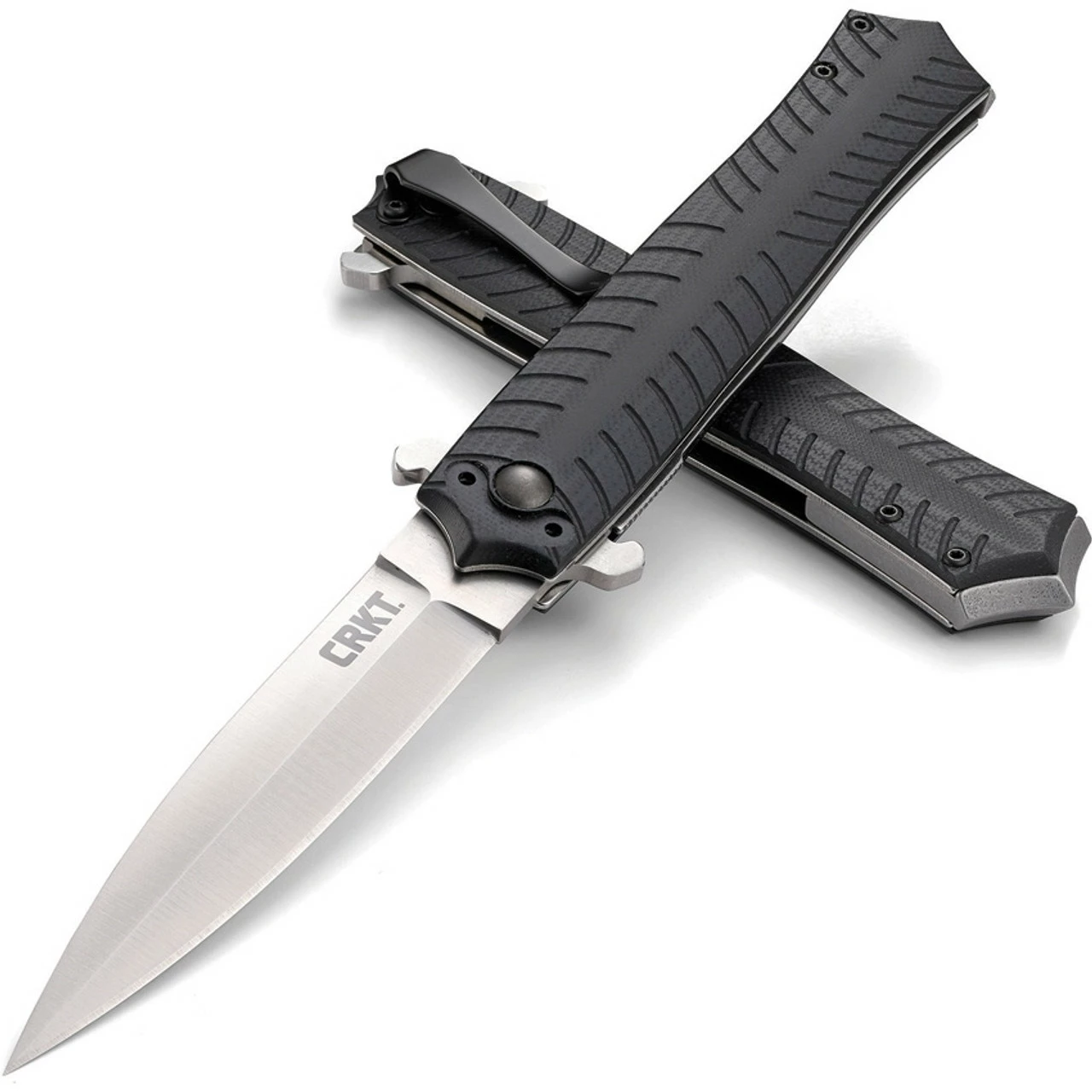 CRKT Xolotl Linerlock CR2265, 3.643" 1.4116 Plain Blade, Black G10 Handle 3 CRKT Xolotl Linerlock CR2265, 3.643" 1.4116 Plain Blade, Black G10 Handle - Image 3