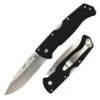 Cold Steel Air Lite Drop Point CS26WD, 3 1/2" AUS10A Plain Blade, Black G-10 Handle
