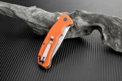 Artisan Tradition ATZ1702POE, 3.94" D2 Plain Blade, Orange G-10 Handle -Knifeworks Sales Shop atz1702poe 2 21865.1566586023