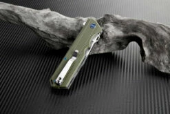 Artisan Littoral ATZ1703PGN , 3.54 In. D2 Plain Blade, Green G10 Handle -Knifeworks Sales Shop atz1703pgn 2 63883.1566586045