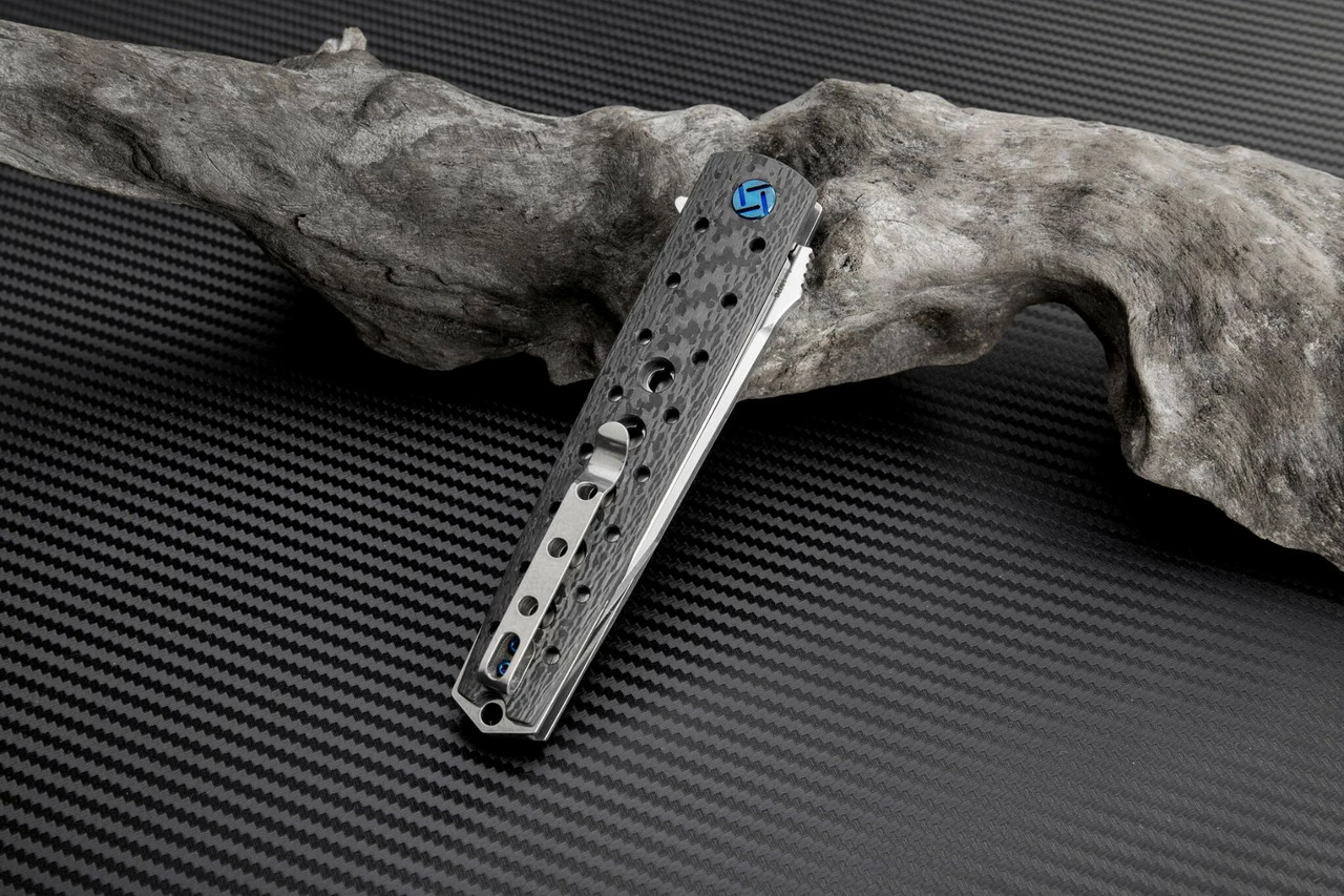 Artisan ATZ1807GBWS Virginia, 3.94" S35VN Plain Blade, Black/White G-10 Handle 3 Artisan ATZ1807GBWS Virginia, 3.94" S35VN Plain Blade, Black/White G-10 Handle - Image 3