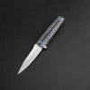 Artisan ATZ1807GBWS Virginia, 3.94" S35VN Plain Blade, Black/White G-10 Handle