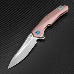 Artisan Zumwalt ATZ1808GREM, 3.78" M390 Plain Blade, Rose Titanium Handle 7 Artisan Zumwalt ATZ1808GREM, 3.78" M390 Plain Blade, Rose Titanium Handle -Knifeworks Sales Shop atz1808grem 31755.1566585964
