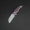 Artisan Apache ATZ1813GREM, 3.82" M390 Plain Blade, Rose Titanium/Carbon Fiber Handle
