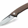 Bestech BTKG09C1 Spike, 3.50" Sandvick 12C27 Black/Satin Plain Blade, Biege GRN Handle