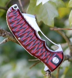 Bestech G12B Hornet, 3.5" D2 Plain Blade, Black/Red G-10 Handle -Knifeworks Sales Shop bg12b 69537.1566585983