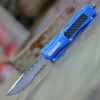 CobraTec Knives King Cobra - Blue Aluminum (4" D2 Steel ) BLUKCDS
