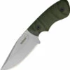 Boker Plus 02BO060 Ridgeback, 3.4" 440C PLAIN Blade, OD Green G-10 Handle