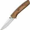 Browning Pursuit Linerlock, BR0007, 2.5" 7Cr17MoV Stainless Drop Point Blade, Wood Handle