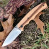 Browning Zebra Wood Linerlock, 3.25" Stainless Plain Blade, Zebra Wood Handle