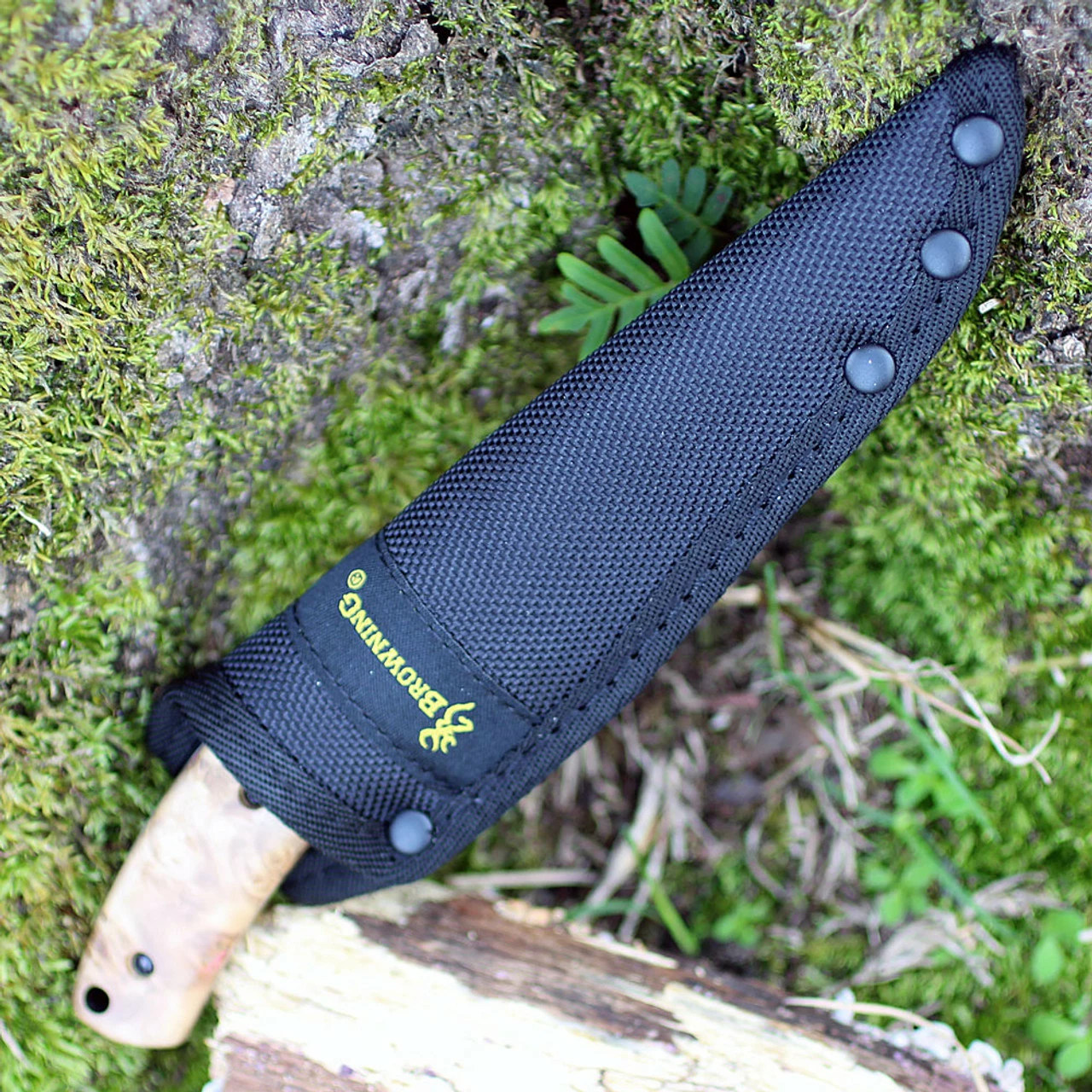 Browning Rosewood Fixed Blade, 3.5" Stainless Plain Blade, Rosewood Handle 2 Browning Rosewood Fixed Blade, 3.5" Stainless Plain Blade, Rosewood Handle - Image 2