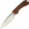 Bradford Guardian3, 3.5" N690 Plain Blade, Tiger Stripe G-10 Handle
