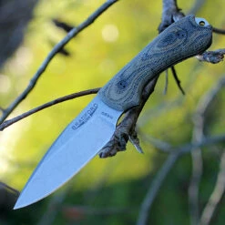 Bradford Guardian3 3D, 3.5" N690 Plain Blade, Green Micarta Handle