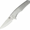 Burnside Strauss, 3.2" D2 Plain Blade, Titanium Handle